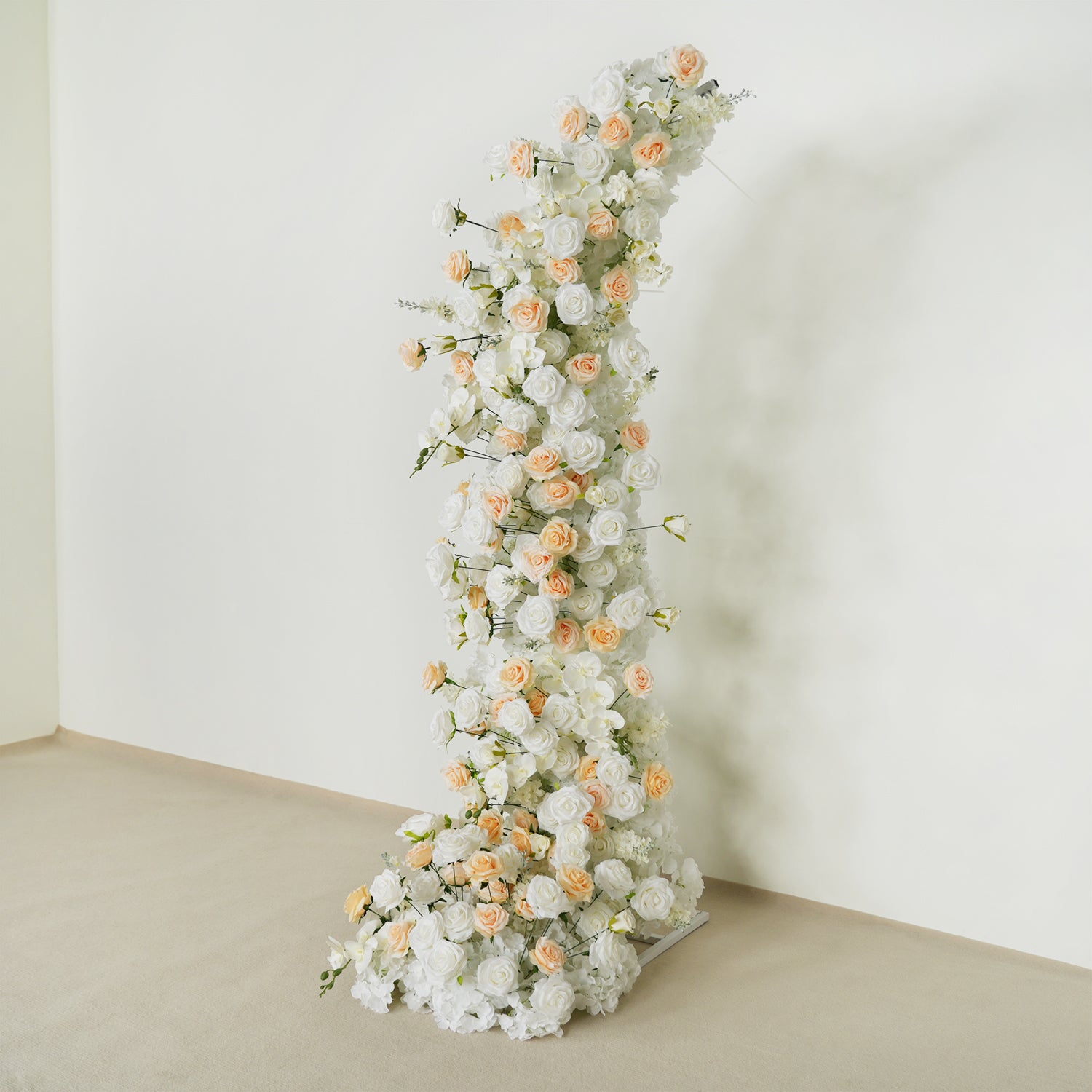 Champagne Crocus Wedding Event Floral Arch 6 picture